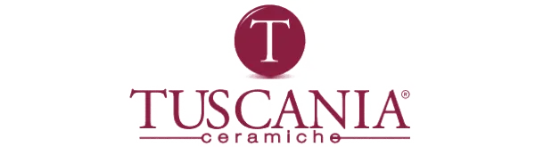 Hier ist das Firmenlogo der Firma Tuscania Cermaiche abgebildet.